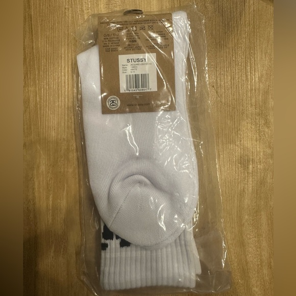Stussy Logo White Socks - Picture 4 of 4